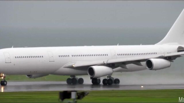 A3501000, 777, A340等飞机奥克兰机场起降合集!