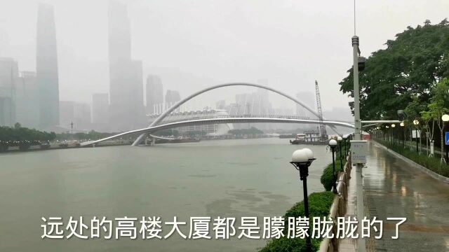 实拍即将开通的广州珠江人行桥实景!