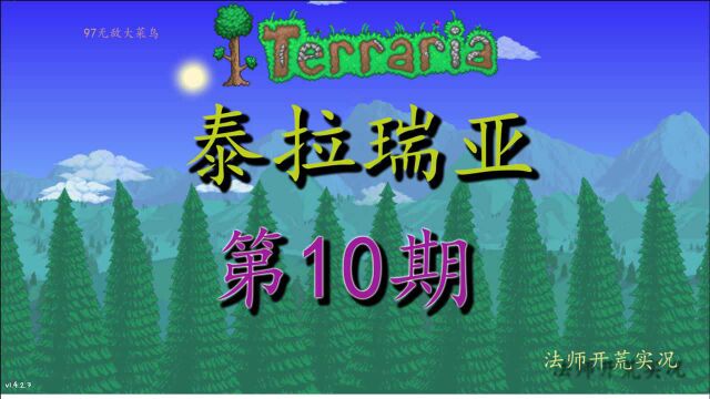 【泰拉瑞亚1.4】法师开荒流程 血肉之墙与钛金套装 第10期