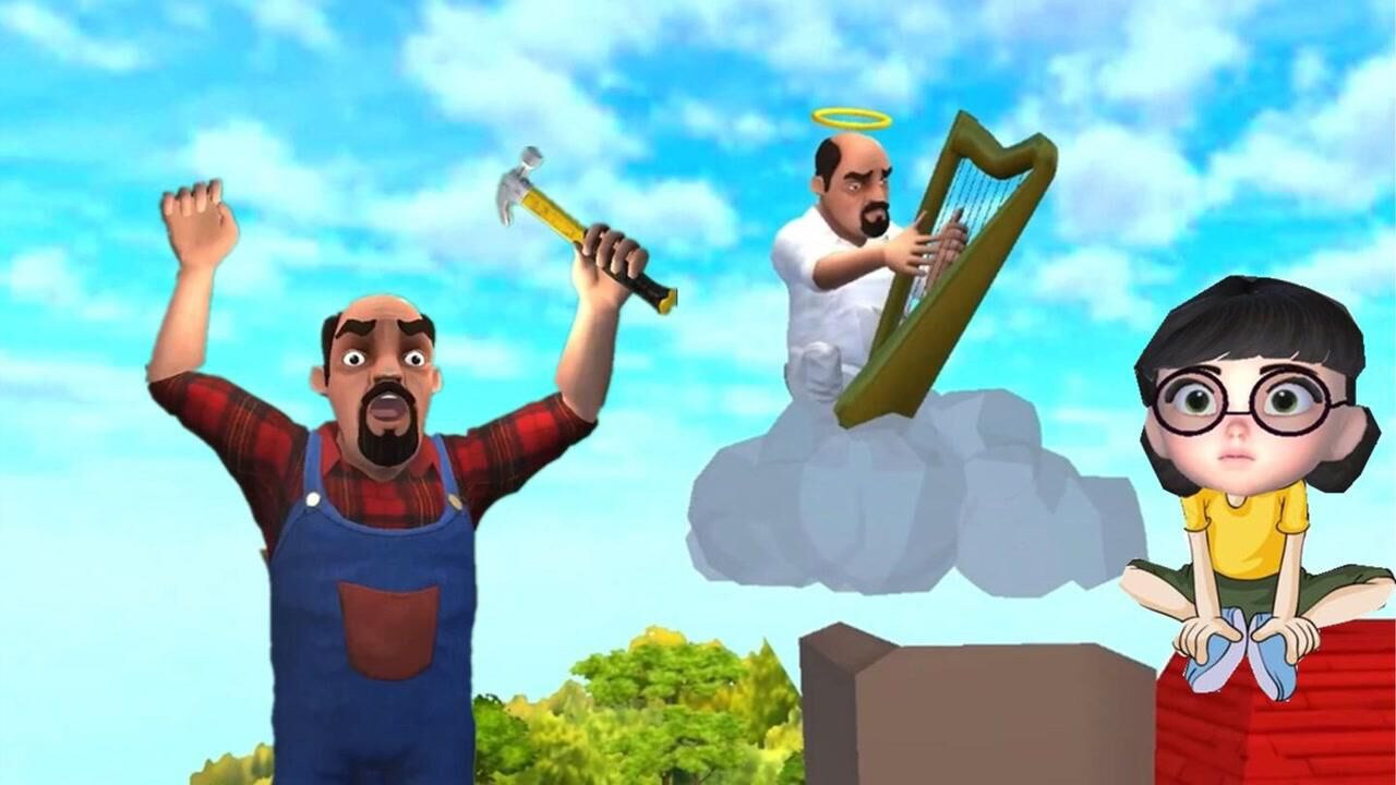 疯狂邻居塔米这下玩得有点大暴躁先生升天了