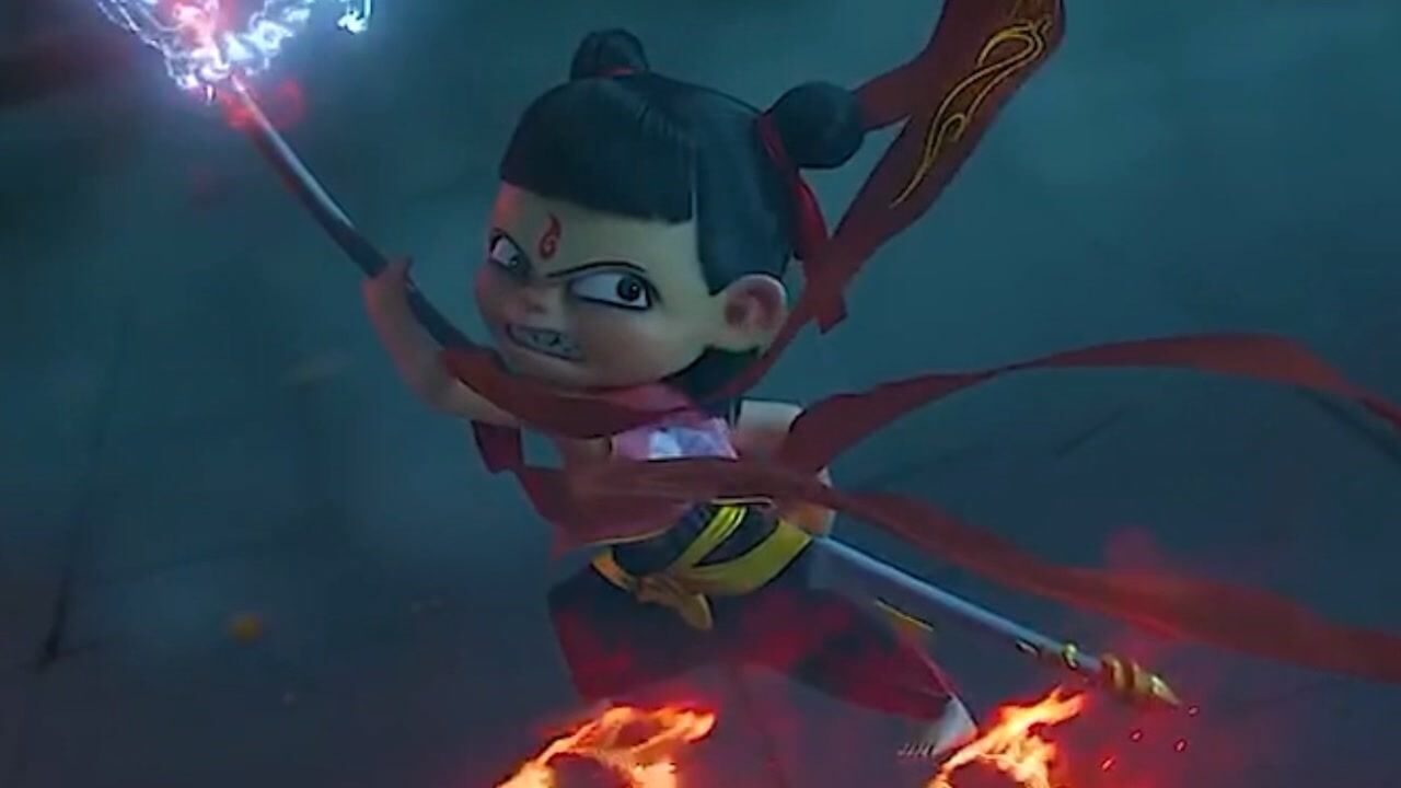 哪吒之魔童降世:哪吒化身魔丸大战敖丙!_高清1080P在线观看平台_腾讯视频