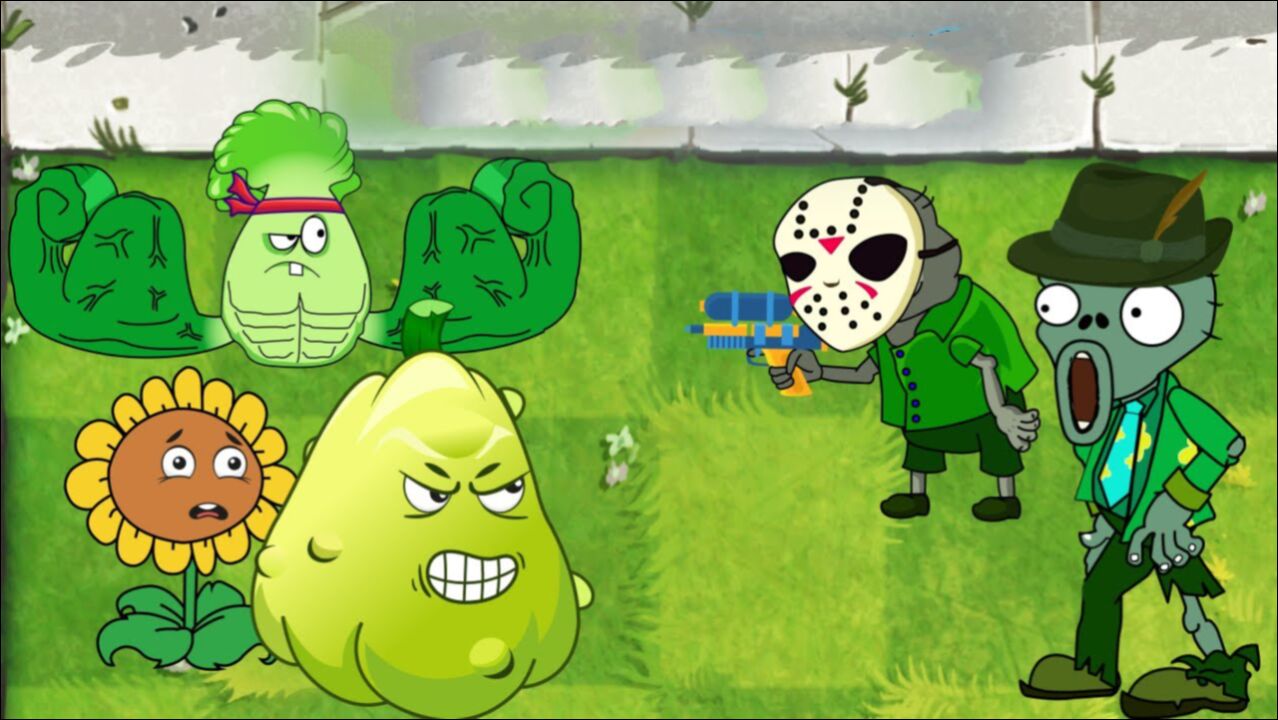 植物大战僵尸动画:捣乱的小鬼僵尸普通僵尸