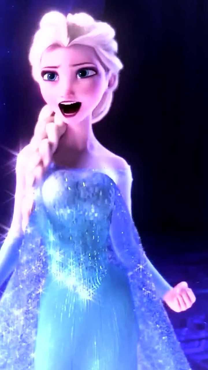 冰雪奇缘:艾莎第一次变身换装太美了!#电影种草指南大赛#_高清1080P在线观看平台_腾讯视频