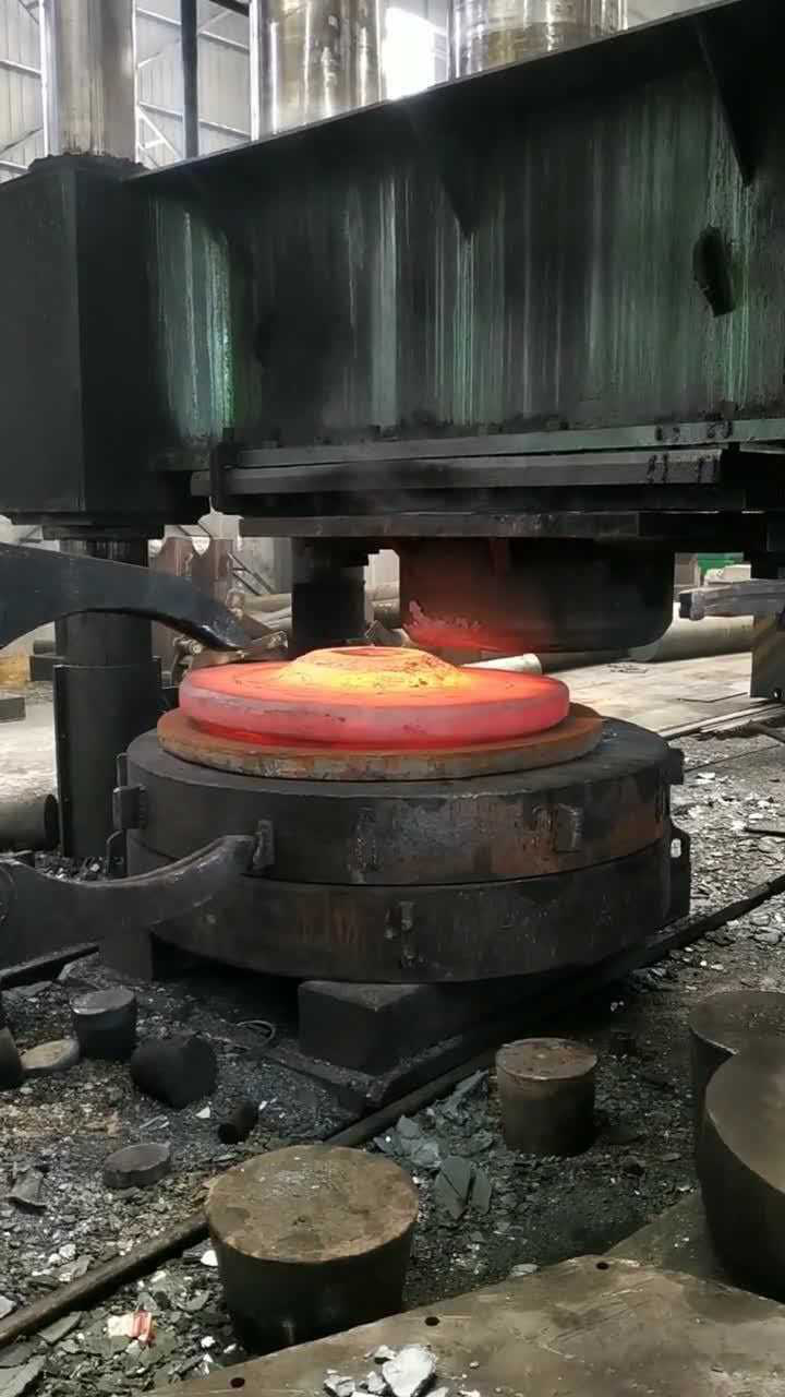 锻造加工大型绳轮锻件#锻造
