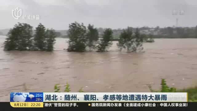 湖北:随州、襄阳、孝感等地遭遇特大暴雨