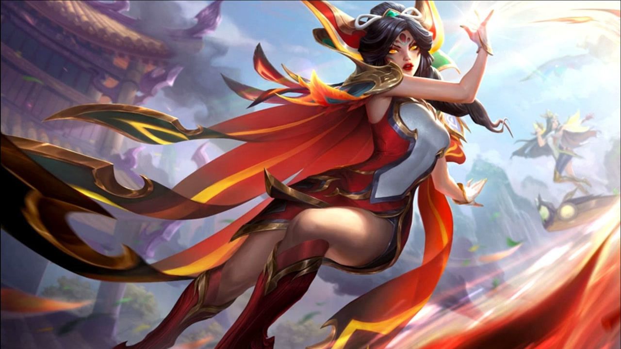 英雄联盟10周年限定皮肤——神凰行者·霞,也太好看了吧!