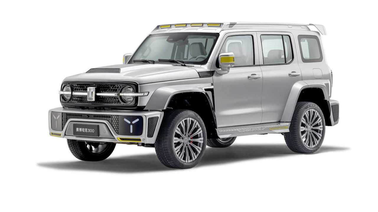 长城坦克300赛博版国产车最漂亮的城市版硬派越野车没有之一