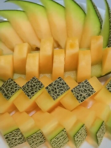 哈密瓜的四种切法