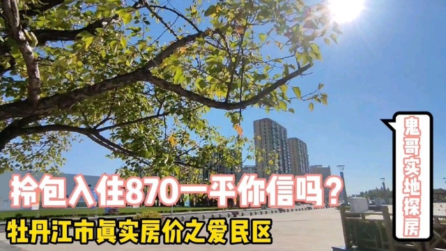 黑龙江省牡丹江市爱民区有800元一平的房子你信吗?而且拎包入住