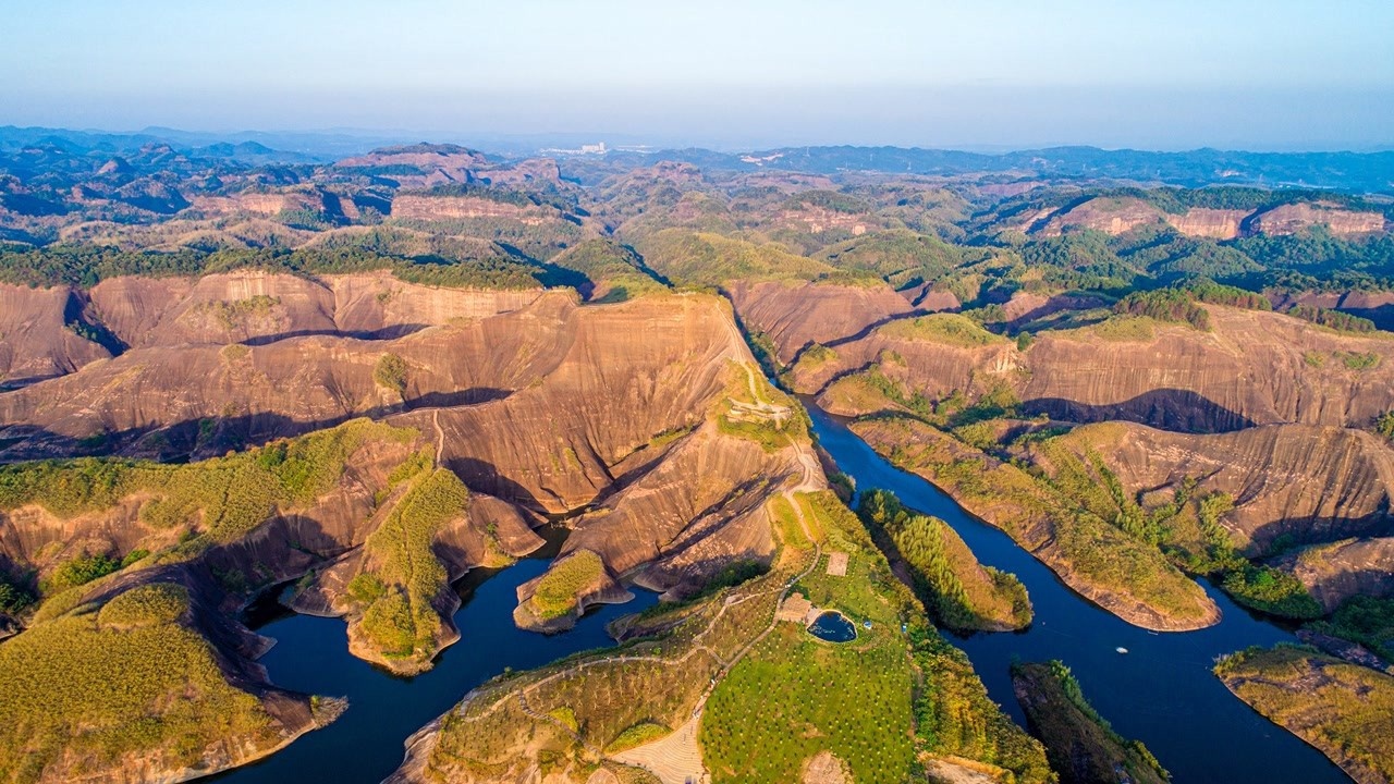 湖南省郴州市永兴县高椅岭风景点航拍,高椅岭村隶属郴州市苏仙区桥口