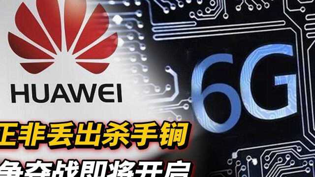 6G突围战再次打响?欧美日韩瞄准华为,任正非再次亮出杀手锏