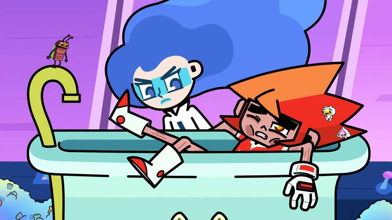 超迷你战士第四季超麻烦战士搞破坏红弟变身超超迷你战士打败它