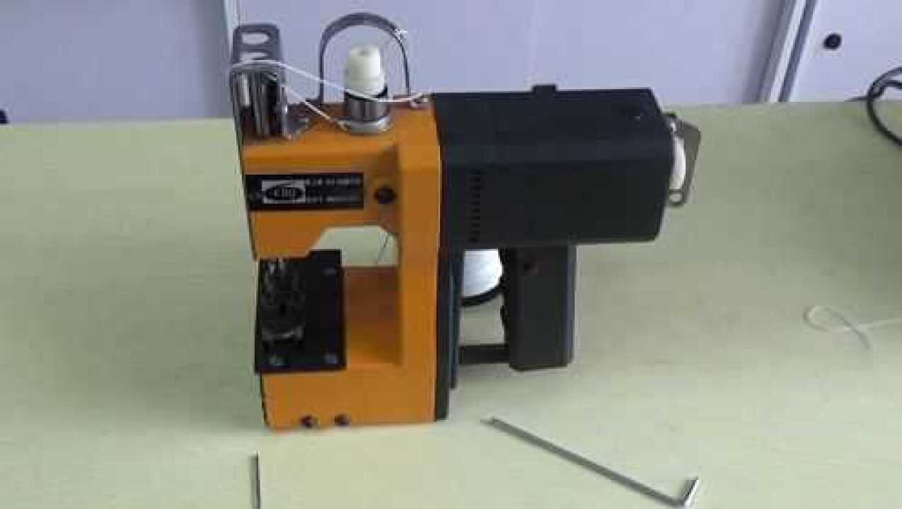 凯工牌kg9-88手提缝包机 换机针方法 换错会跳线_腾讯视频