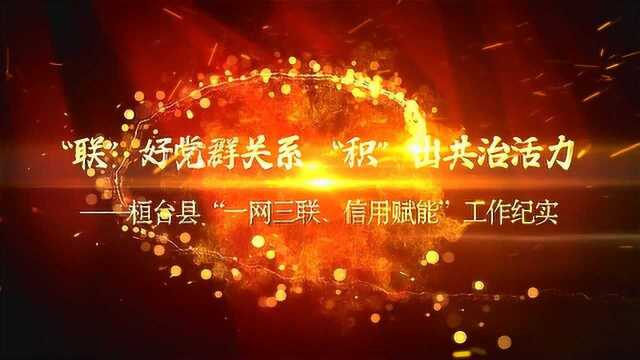 20211124播出专题 题目:《“联”好党群关系 “积”出共治活力——桓台县“一网三联 信用赋能”工作纪实》