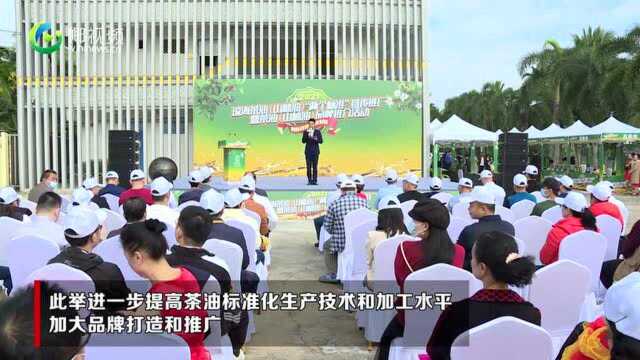 椰视频 | 琼海提高茶油质量标准化生产技术水平 促进产业发展助推乡村振兴