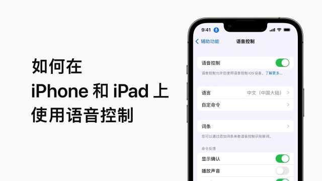 如何在 iPhone 和 iPad 上使用语音控制