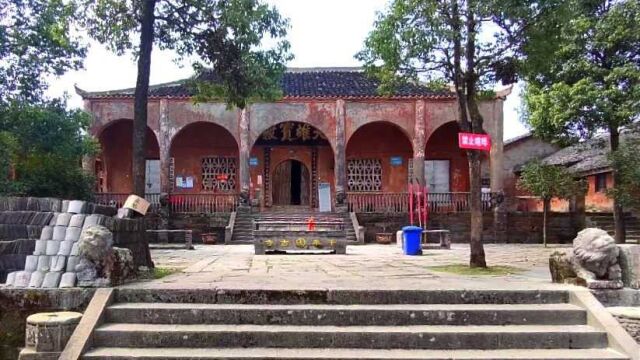 建在山顶上的一座古刹,四川大竹云雾寺,一起来看看