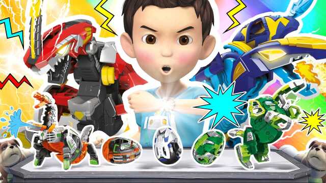 【咖宝带你玩】咖宝蛋神恐龙原态变形