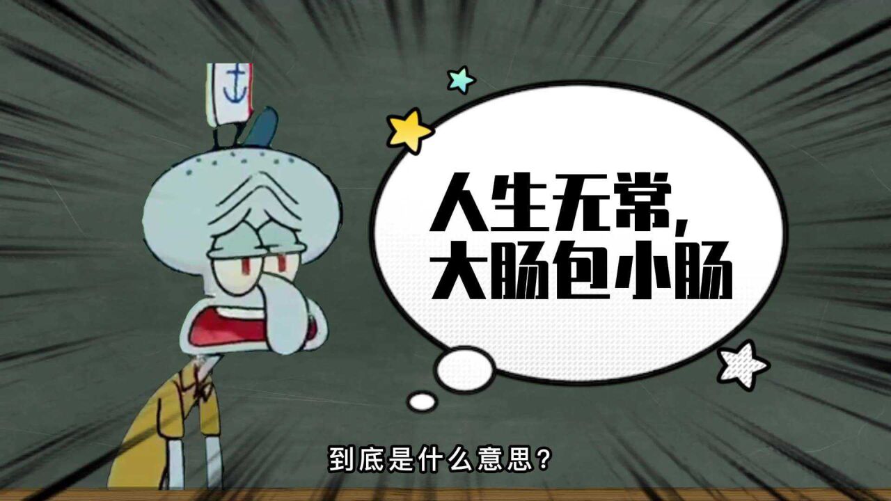 【人生无常,大肠包小肠】是什么梗?