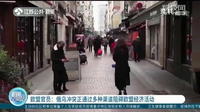 欧盟官员:俄乌冲突正通过多种渠道阻碍欧盟经济活动