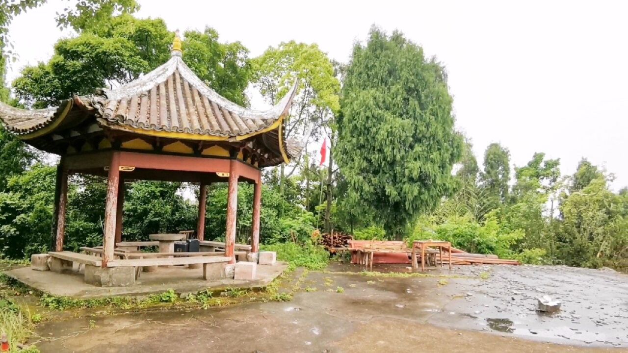 上盘镇鹰山上的白沙保卫战纪念馆改建