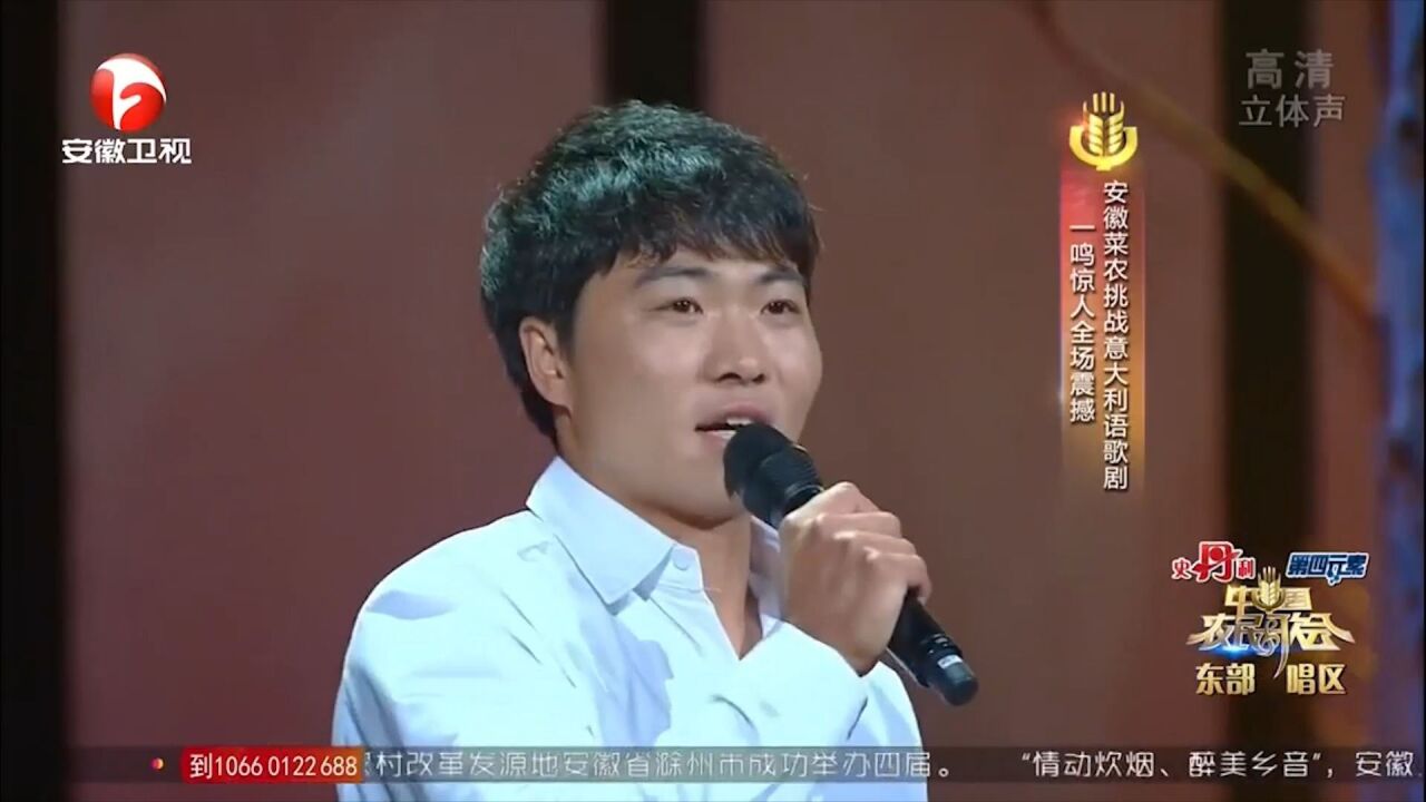 李刘标挑战世界名曲,独特嗓音震惊全场,被称民间歌唱家|农歌会