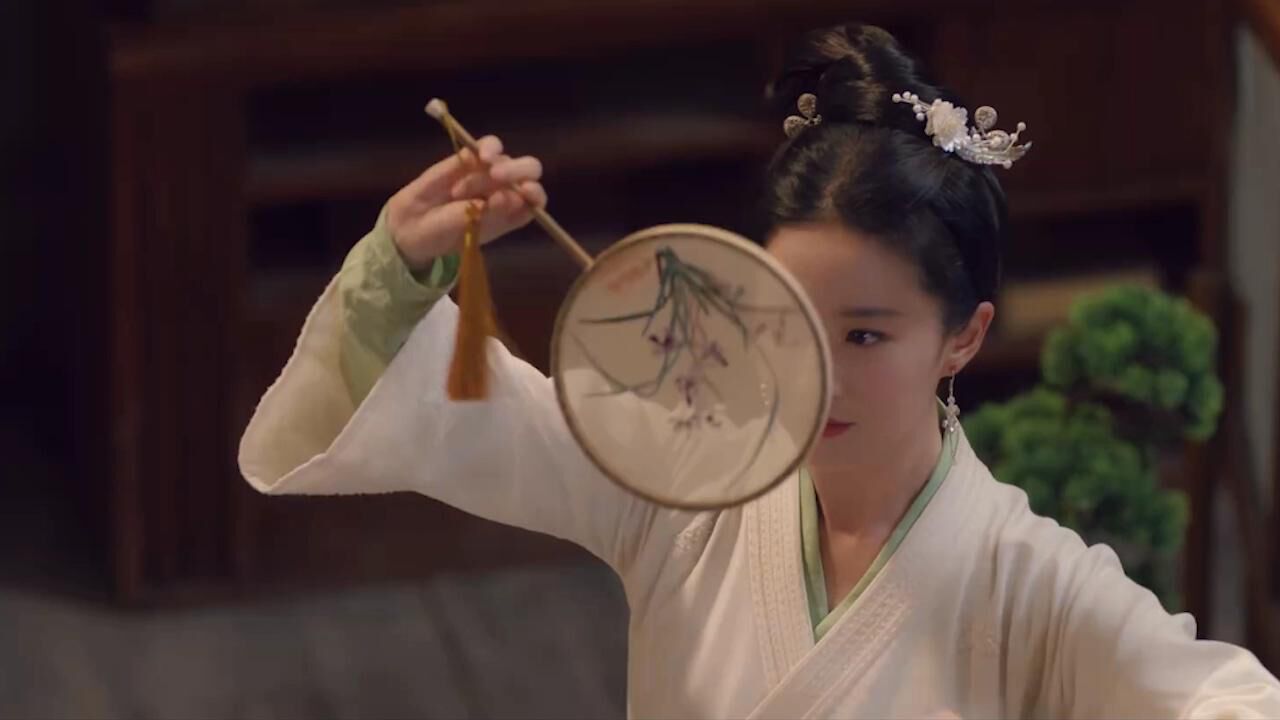 梦华录刘亦菲舞扇镜头美轮美奂纤腰玉面好不仙气