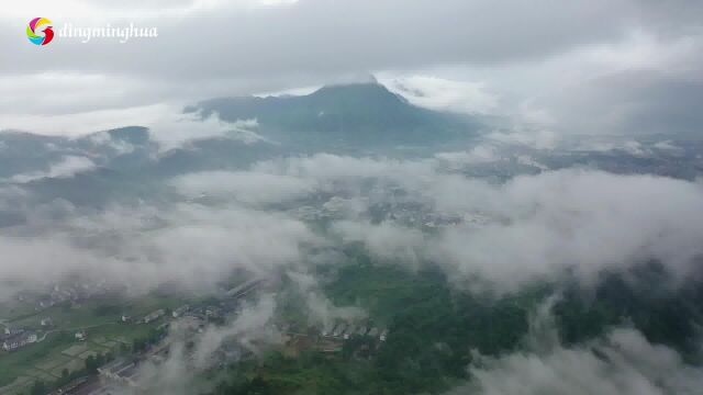 航拍铅山:烟雨蒙蒙永平