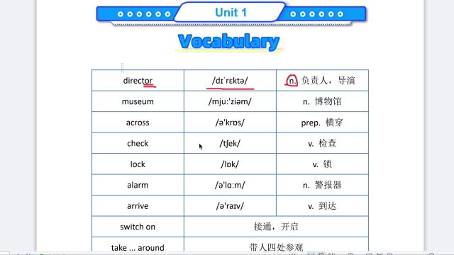 SM 4 词汇预习 lesson 6