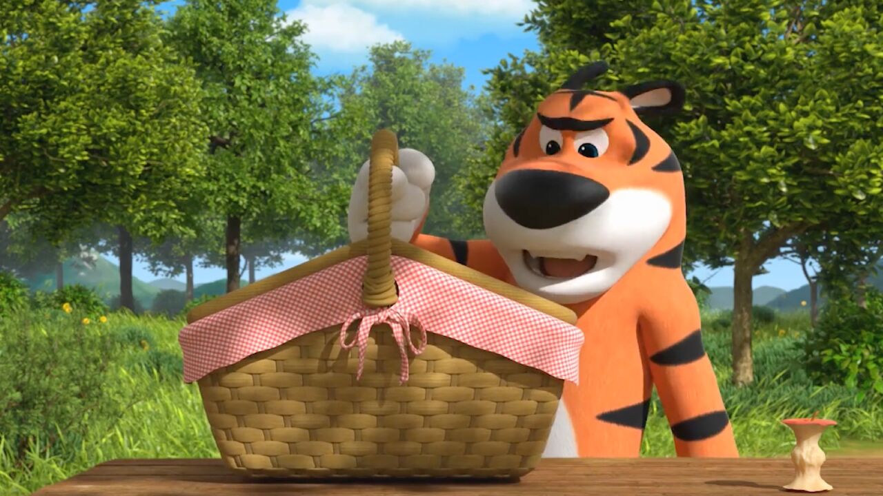 胖熊和大虎一起去野餐幽默搞笑动画被各种小虫子欺负的倒霉二人组