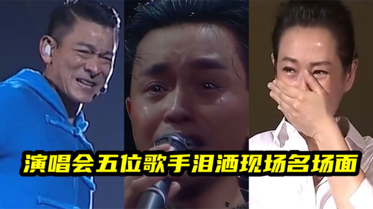 演唱会中歌手泪洒现场名场面,你都看过吗?感动了歌迷唱哭了自己_高清1080P在线观看平台_腾讯视频