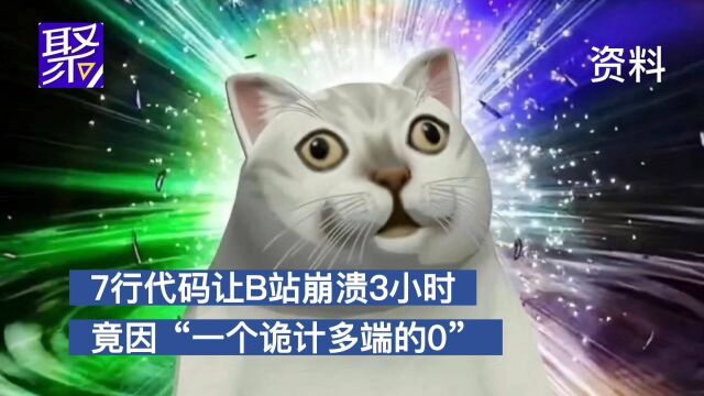 7行代码让B站崩溃3小时,竟因“一个诡计多端的0”