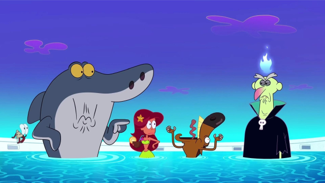 甜鱼动漫 -火山大逃亡 美人鱼智斗黑山老妖 上演生死竞速