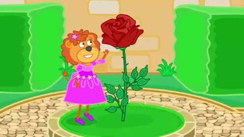 小狮子趣味动画系列：狮子妹妹公主和驯鹿
