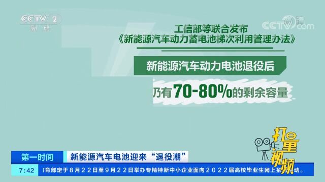 新能源汽车动力电池“退而不休”,实现余能最大化利用