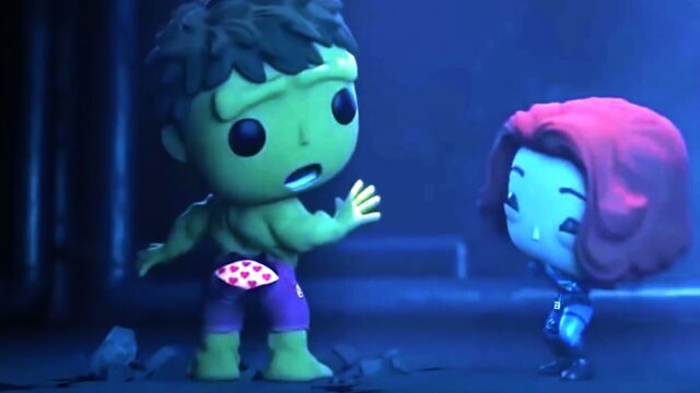 浩克与寡姐赌气,被炸烂裤子【FUNKO POP玩偶】