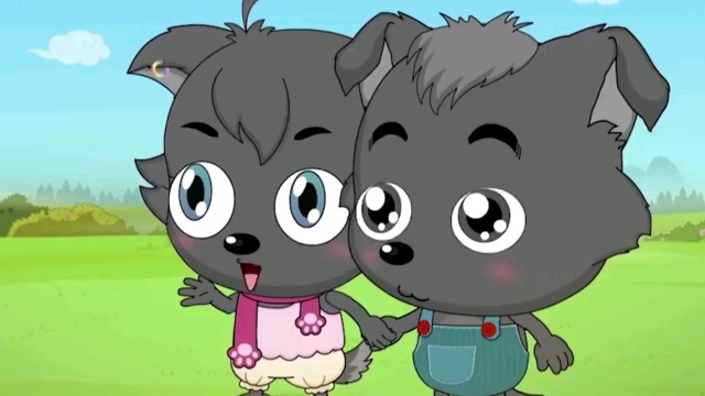 小灰灰用一条围巾,便与小香香成为了好朋友