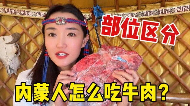 内蒙牛肉进口牛肉哪个好?草原姑娘揭秘吃肉讲究,散养牛多少钱1斤