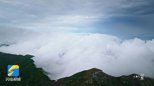 宛若仙境!临朐沂山出现云海景观