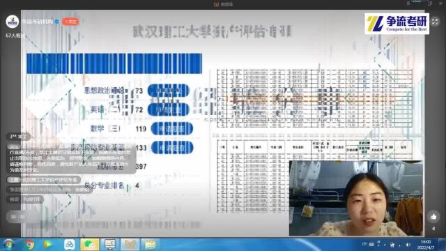 武汉理工资产评估考研成功经验蔡学姐1