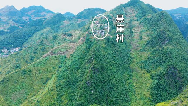 贵州一鸟都摔得死的悬崖村,村民家家户户都住上小洋楼,真了不起