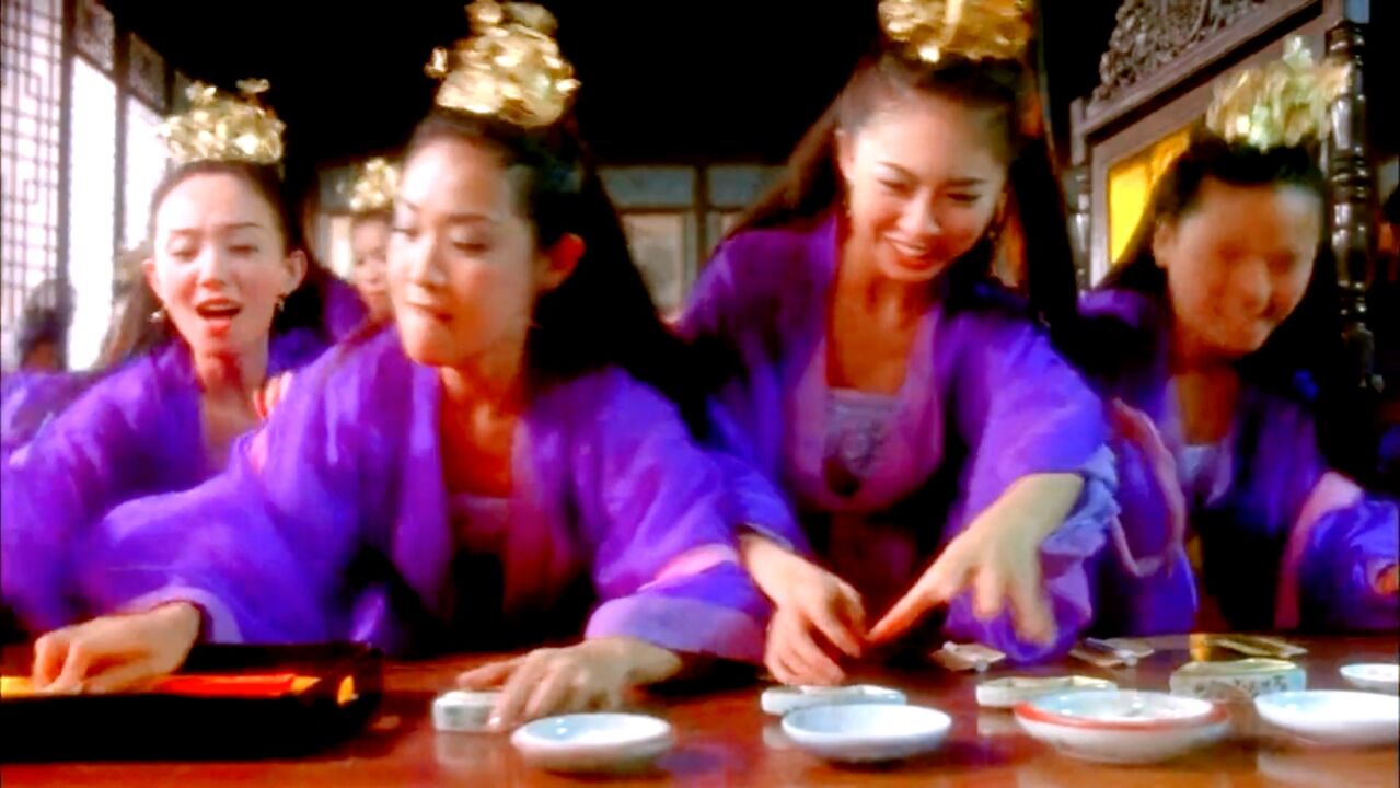 古代皇上选秀，众美女比赛化妆，硬生生变成了战斗现场，结果还画成……_腾讯视频
