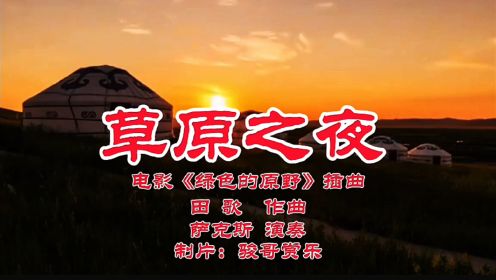 萨克斯演奏的经典歌曲：《草原之夜》，美丽的夜色多沉静！