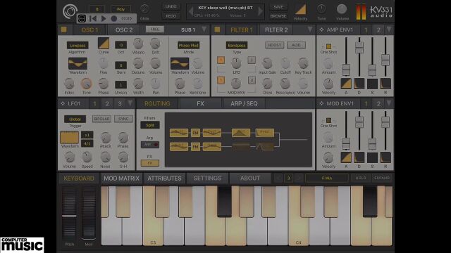 SynthMaster One for iOS | HandsOn with Computer Music magazine