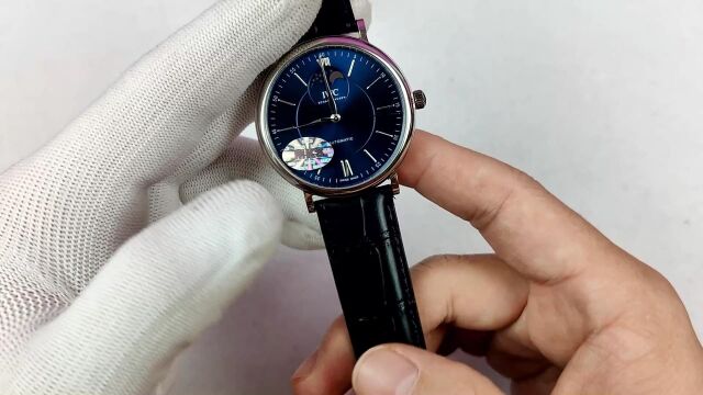 【迈本评测】斯文优雅的正装腕表典范!IWC万国柏涛菲诺月相腕表,MKS男士机械表手表!