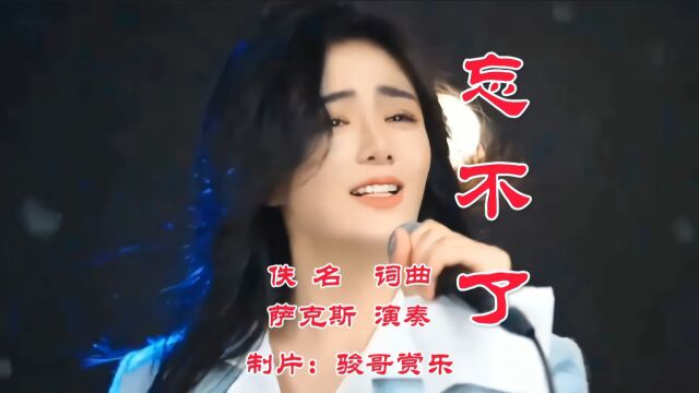 萨克斯演奏的经典歌曲:《忘不了》,一切都这么美好