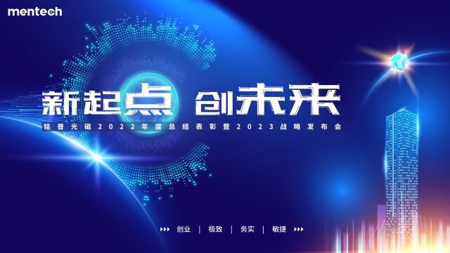 新起点,创未来——铭普光磁2022年度总结表彰暨2023战略发布会