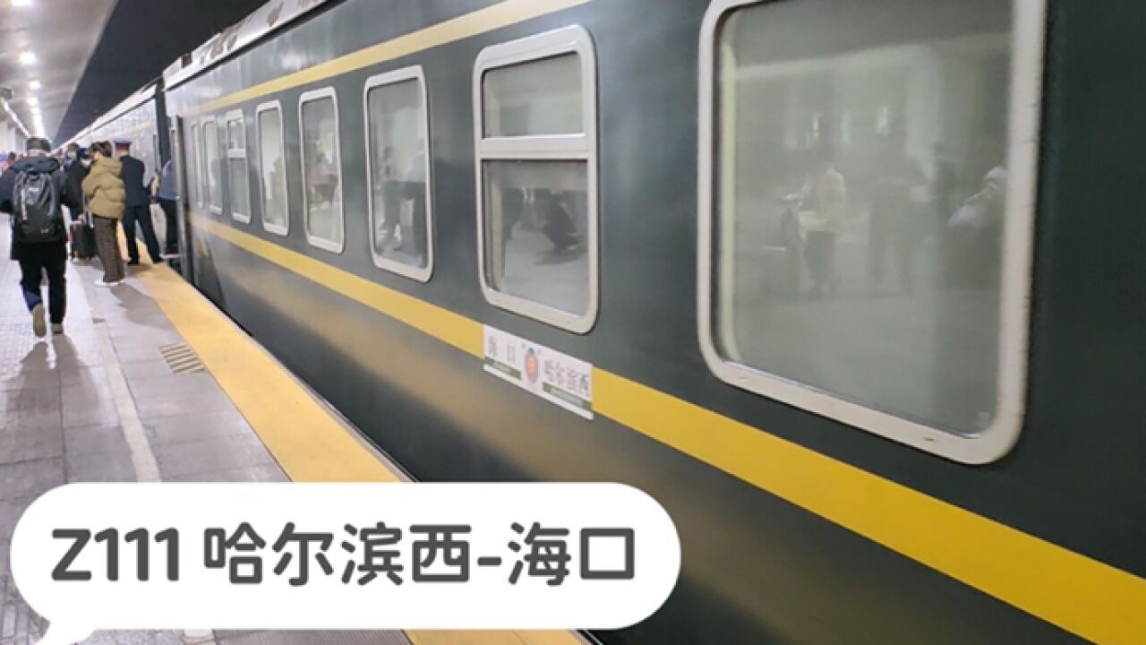 广东广州,实拍z111次列车停靠广州站,今年回家过年的乘客多吗?