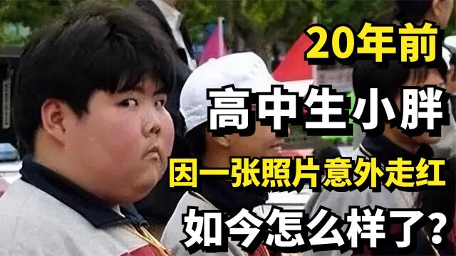 20年前,靠一张照片走红网络的中学生小胖,如今怎么样了?