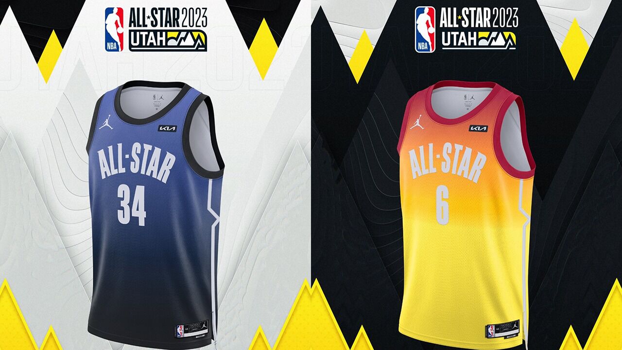 NBA官宣全明星赛球衣：球衣分为两套，颜色灵感源自犹他州景色，将于正赛开始前的选人环节亮相_高清1080P在线观看平台_腾讯视频